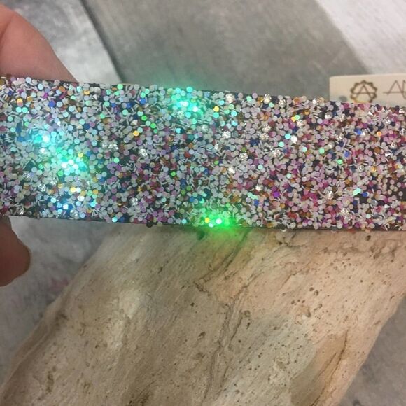 Rainbow Faux Leather Choker Festival - Picture 3 of 6